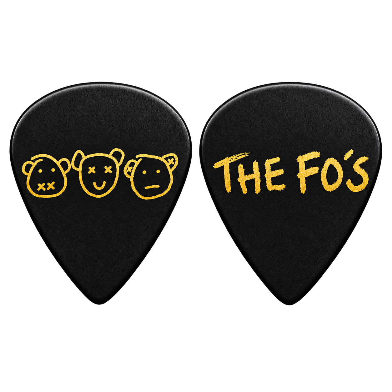 The FO's custom guitar picks
